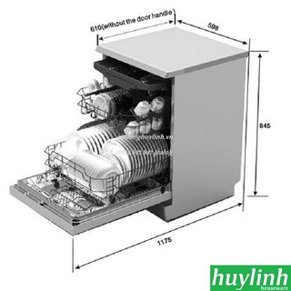 Máy Rửa Chén Hafele HDW-F60E 538.21.200