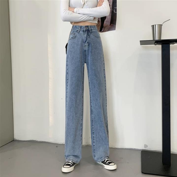 Quần bò baggy nữ quần jean baggy nữ quần jeans nữ lưng cao cạp cao quần nữ đẹp 3 size S M L hot 2022 HoHaJean22 | BigBuy360 - bigbuy360.vn