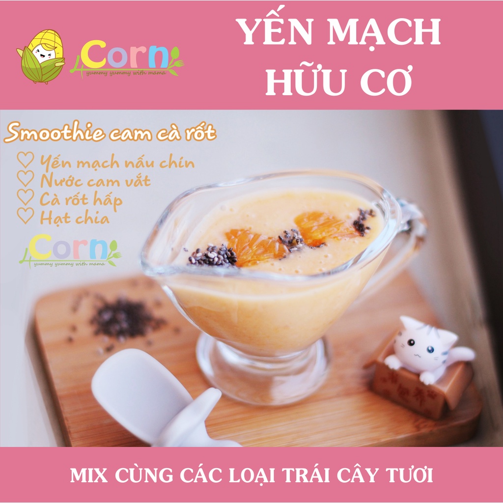 Yến mạch hữu cơ cán mỏng Markal - Cho bé 5m+