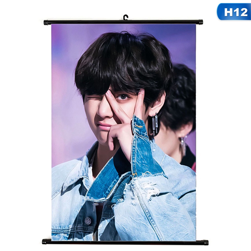 Poster treo tường in hình các thành viên nhóm nhạc KPOP BTS