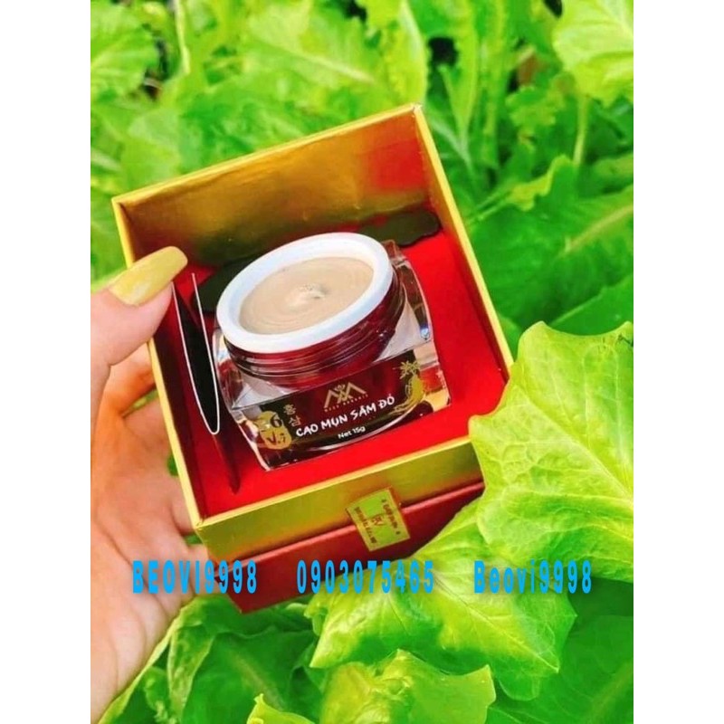 CAO SÂM MỤN ĐỎ 36 vị _CHÍNH HÃNG CTY MEEA ORGANIC_ LÀM GIẢM MỤN THÂM AN TOÀN HIỆU QUẢ 100%