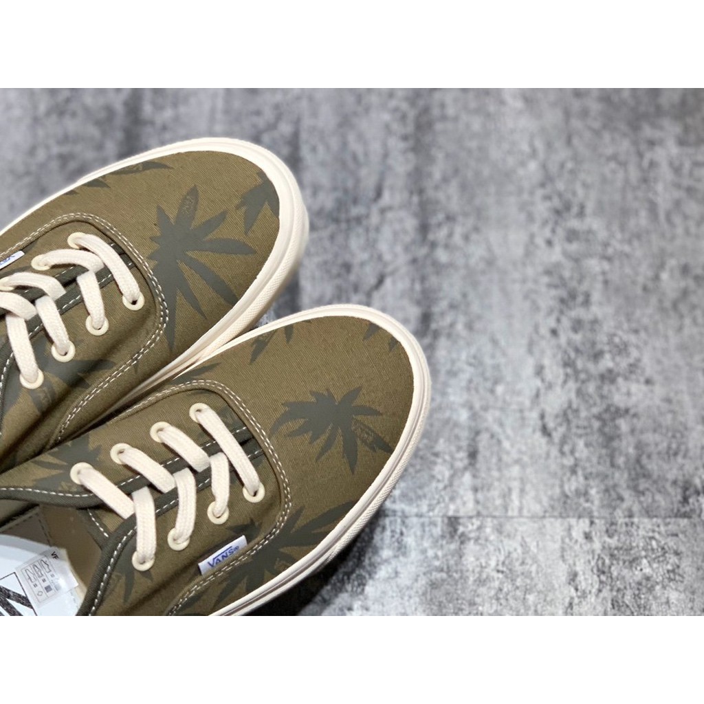 【Giá đặc biệt】Giày vải lá cọ Vans Vault OG Authentic LX 19ss