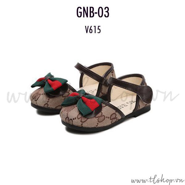 Giày sandal cho bé gái - Giày búp bê nơ 615