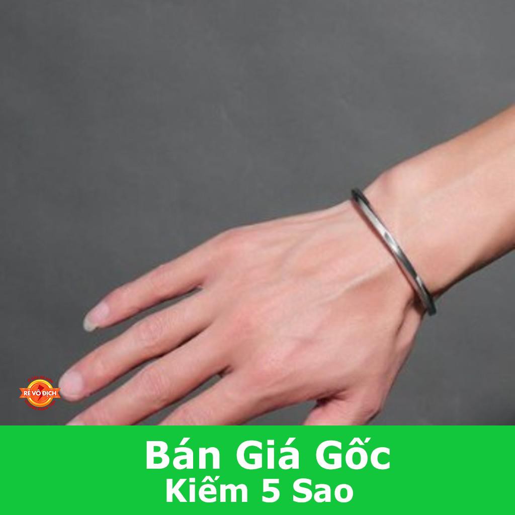 Vòng tay Cuff Titan không gỉ