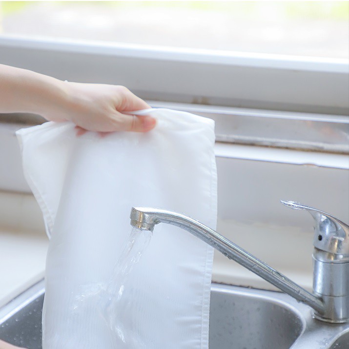 Túi lọc trà ủ trà ép hoa quả vải sợi cước 38x40cm