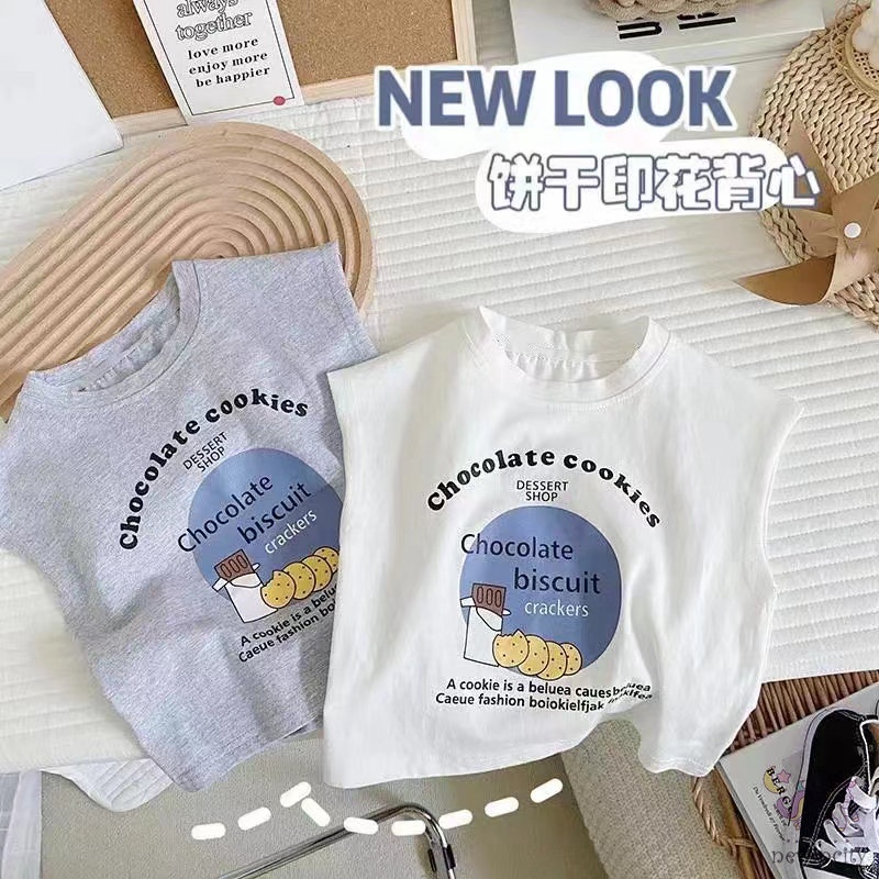 Áo Thun In Họa Tiết Hoạt Hình Phong Cách Hàn Quốc Cho Bé