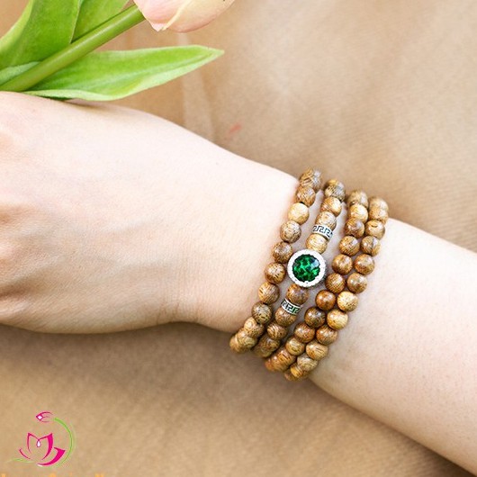Vòng Tay Trầm Hương 108 hạt CHO NỮ MIX CÙNG ĐÁ NGŨ SẮC HỢP TỪNG MỆNH | BigBuy360 - bigbuy360.vn