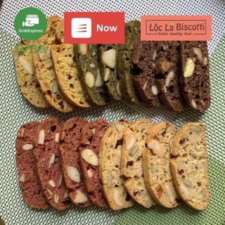 Bánh biscotti nguyên cám 3 vị - không đường dành cho người ăn kiêng