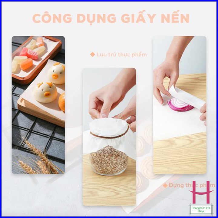 Cuộn giấy nên nướng bánh 10m - 5m, lót nồi chiên không dầu, nồi hấp chống dính, tiện lợi