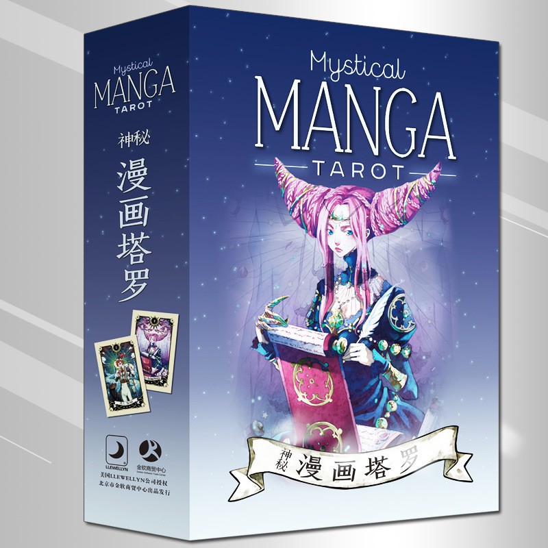 Combo Bộ Thẻ Bài Bói Mystical Manga Tarot+Tài Liệu Hướng Dẫn Tiếng Việt+Túi Nhung Toyvnmall