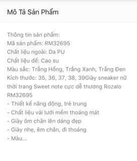 Giày sneaker nữ thời trang siêu dễ thương