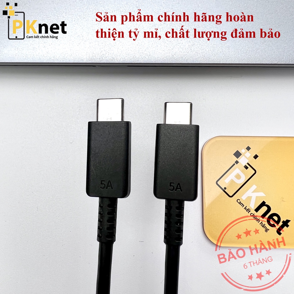 Cáp sạc 5A Samsung CHÍNH HÃNG [dùng cho Note 10 Plus, S20 Ultra, S22 Plus, S22 Ultra, Tab S7 Series, Tab S8 Series]