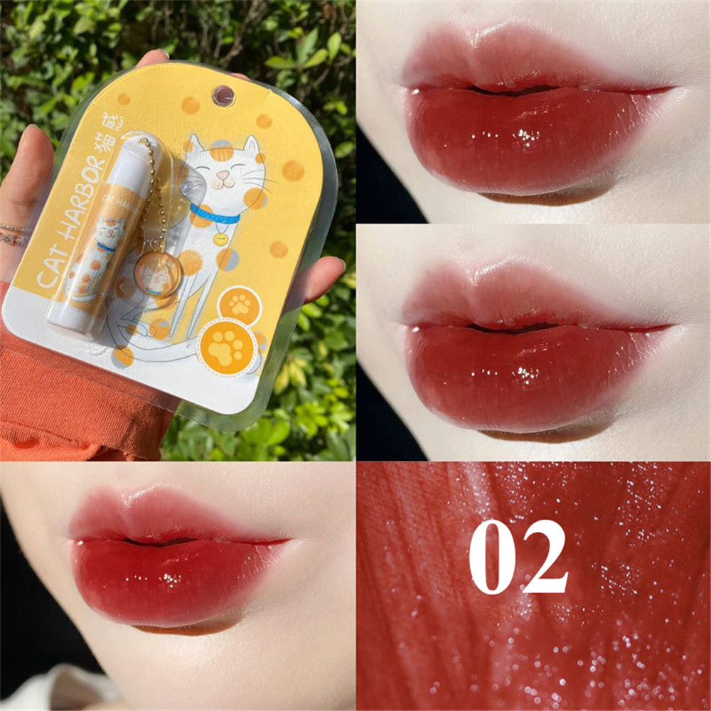 Dễ Thương (Hàng Mới Về) Son Môi Hai Trong 1 Không Phai Lâu Trôi Thiết Kế Hình Mèo Đáng Yêu | BigBuy360 - bigbuy360.vn