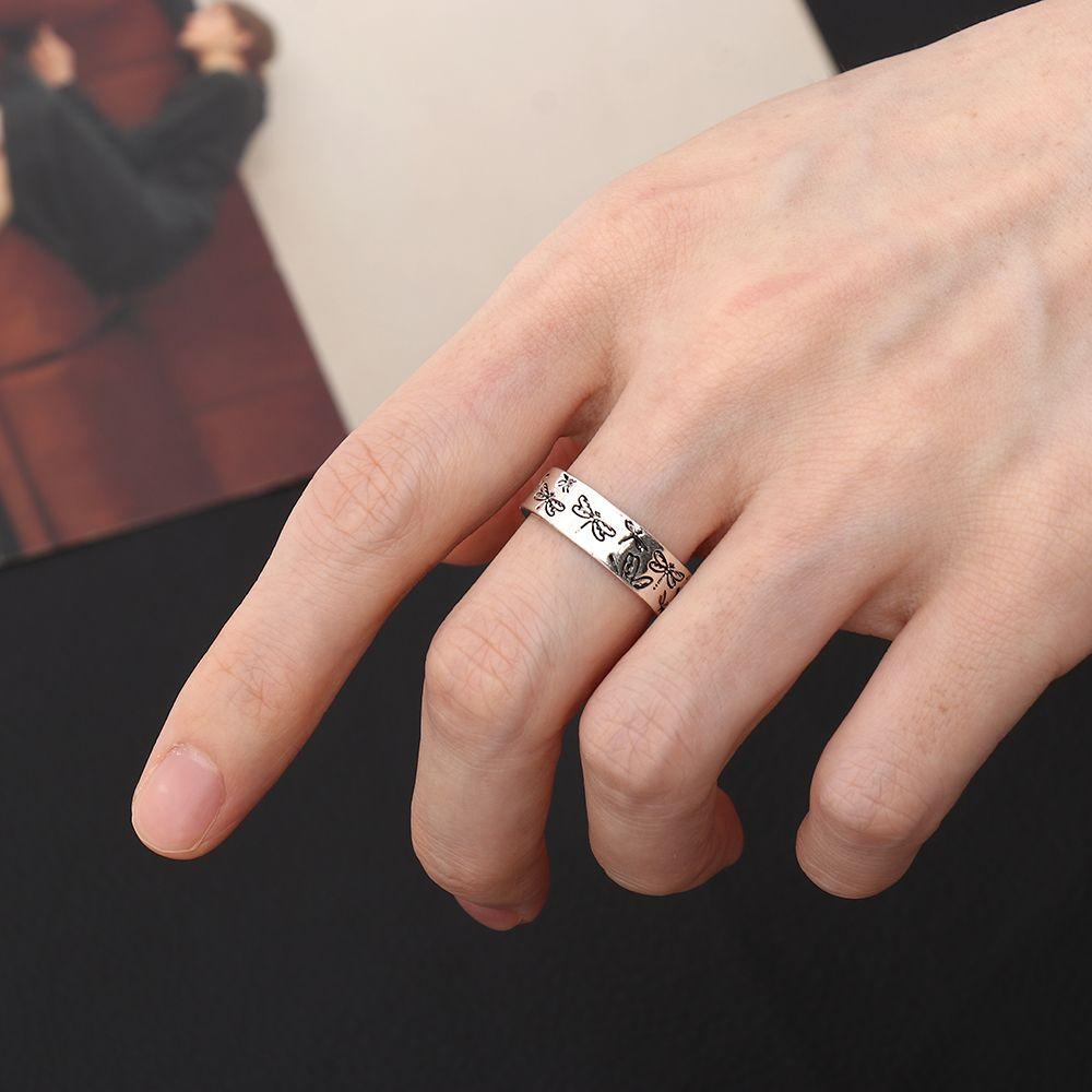 WATTLE Nhẫn Hình Chuồn Chuồn Thời Trang Cho Nam Và Nữ