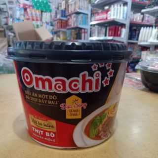 Mì bát Omachi xốt bò hầm nguyên miếng 153g