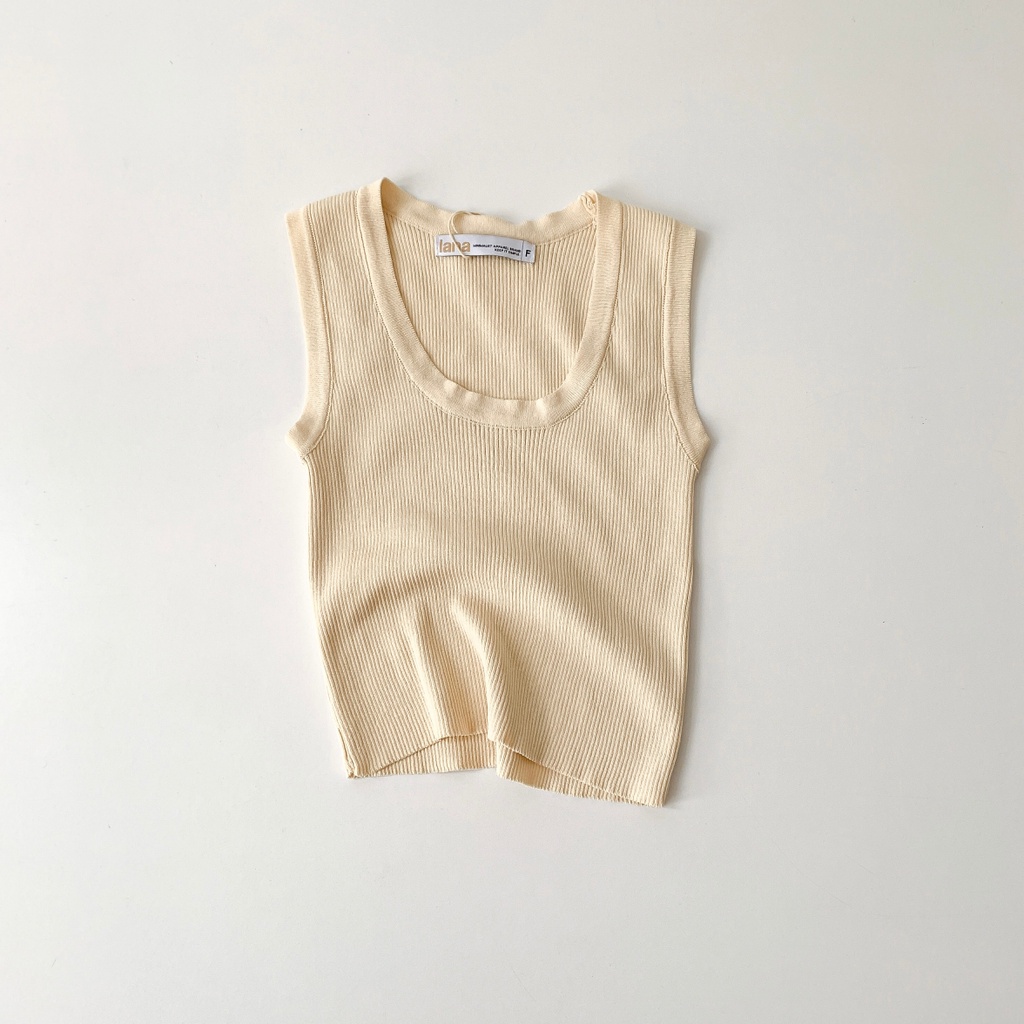 Áo Len Gân Ba Lỗ Dáng Ôm Lavigen | AK-LA3491 | Lana Official