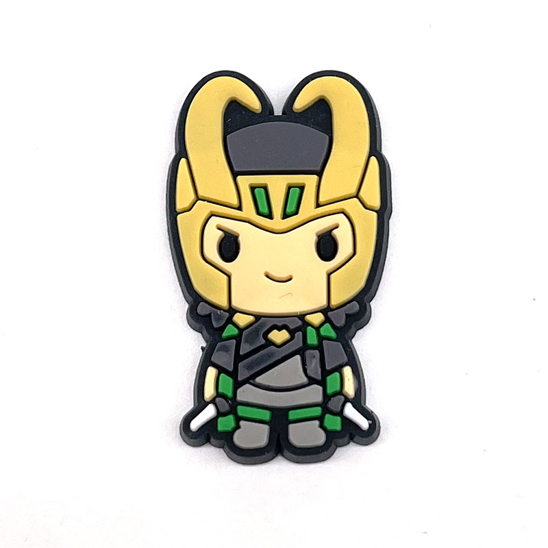 Marvel Super hero Crocs Jibbitz Shoe Charms Chủ đề hoạt hình Phụ kiện giày dép trẻ em quà Giáng sinh pvc dễ thương Dép xăng đan  DIY decorate accessories 1000 Mẫu Lựa Chọn