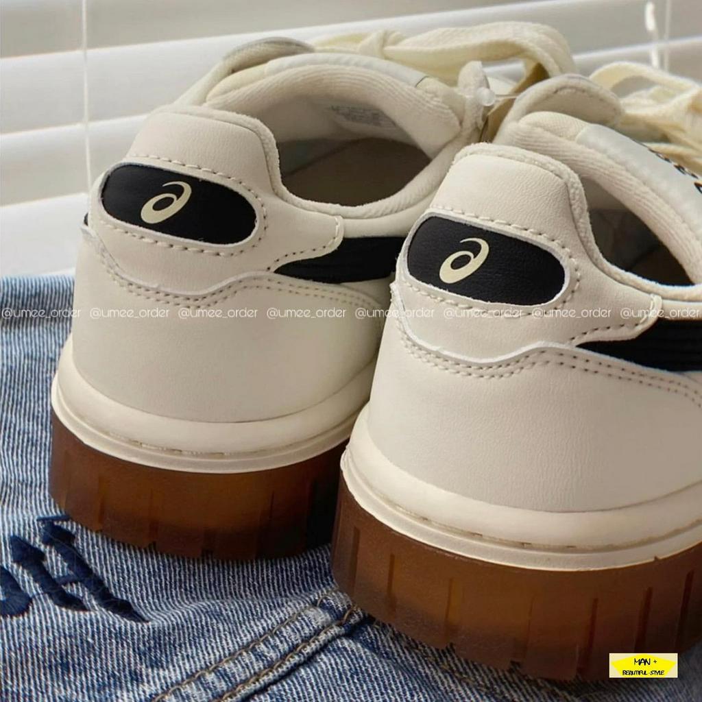 Giày Asics Court màu trắng kem kẻ đen, Giày thể thao nam đẹp, giày đi học cho học sinh, sinh viên cực hot 2023