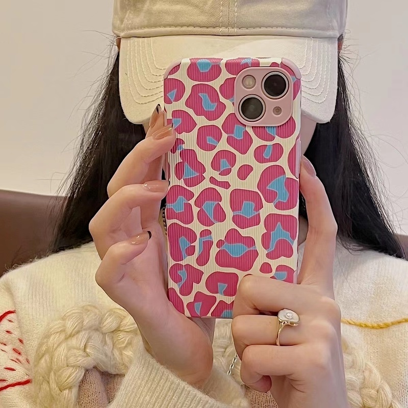 Ốp Điện Thoại Mềm Chống Sốc Họa Tiết Da Báo Thời Trang Cho iPhone 13 12 11Pro Max X XR XS Max 8 7 Plus