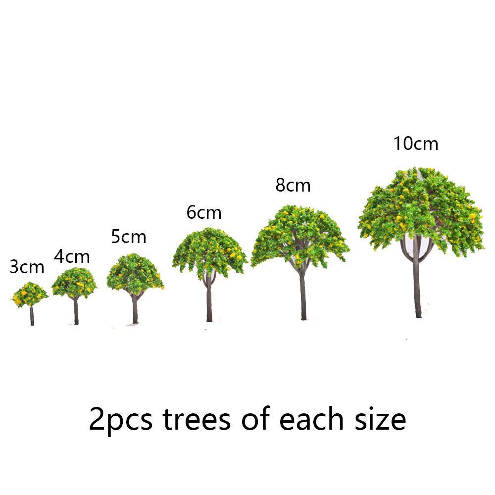 CONOPERY Bộ 12 Cây Xanh Nhân Tạo Bằng Nhựa Dùng Trang Trí Tiểu Cảnh