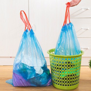 Combo 5 Cuộn Túi Đựng Rác Có Dây Rút Tiện Lợi