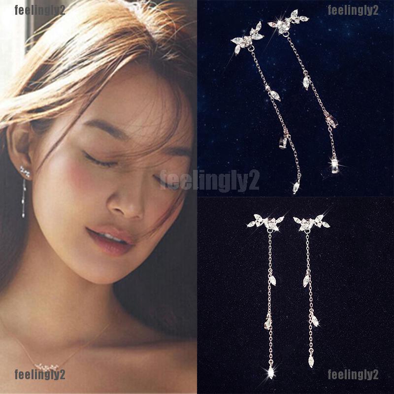 Khuyên Tai Dáng Dài Phong Cách Hàn Quốc Cá Tính