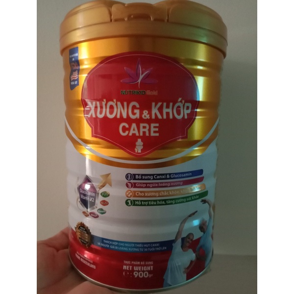 Sữa xương khớp cho người trung niên và cao tuổi Nutrikidgold Care 900g - Giảm đau xương khớp cho người già