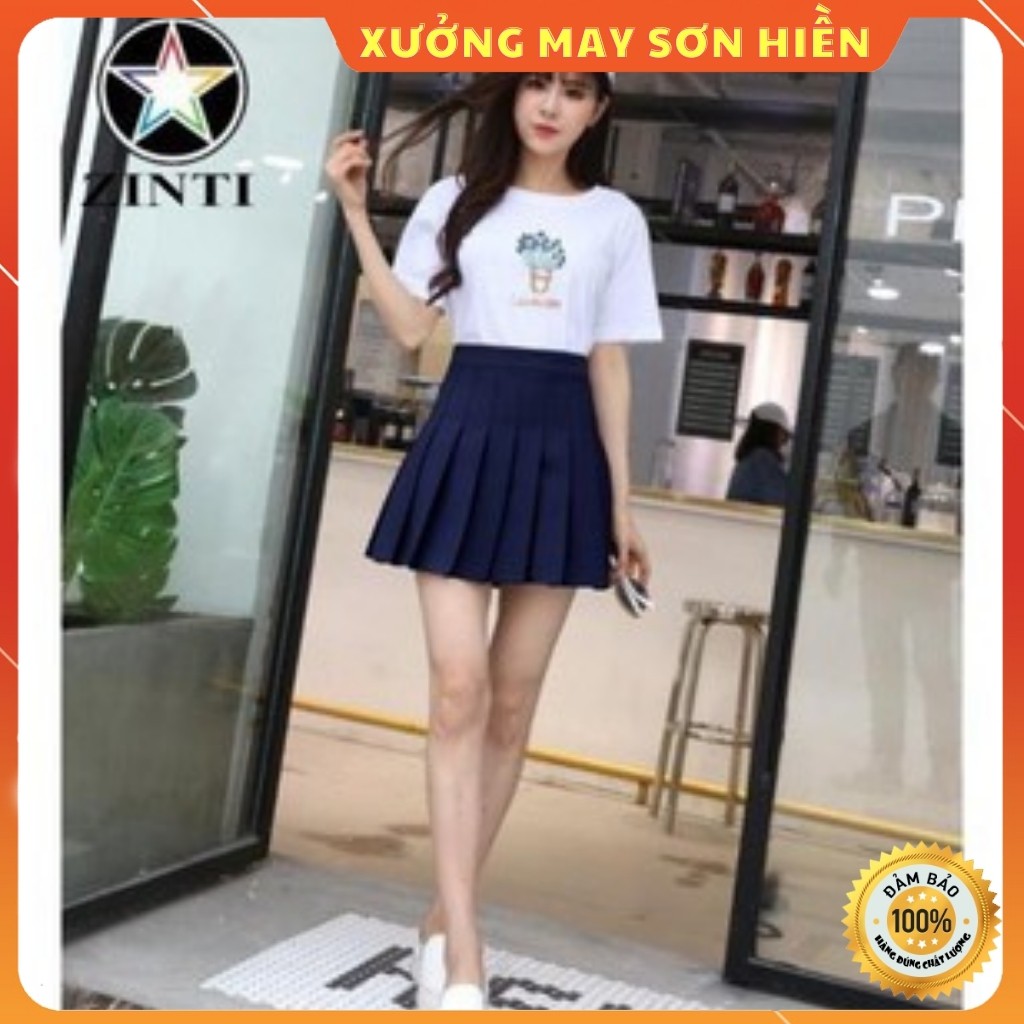 Chân Váy Tennis Xếp Li ❤️ Siêu đẹp ❤️   Chân Váy Tennis Xếp Li Chất U mì Xưởng May Sơn Hiền MS4444