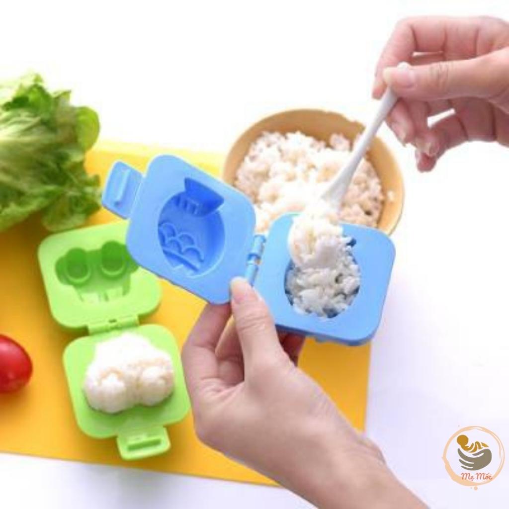 Set 6 Khuôn Cơm Nắm Onigiri Nhiều Hình Dễ Thương, Đồ Dùng Dặm Cho Bé Shop Mẹ Mốc