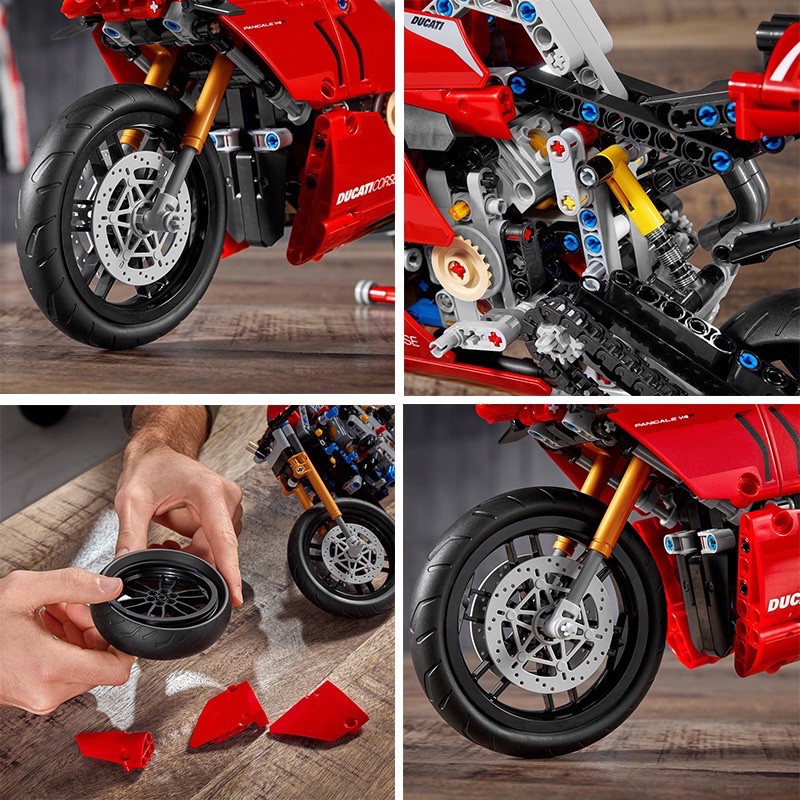 Đồ chơi xếp hình Lego Technic Ducati Panigale V4 R Xe máy PKL 764 chi tiết