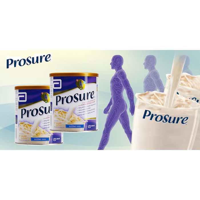Sữa Prosure vani hộp 380g [Date 2025]