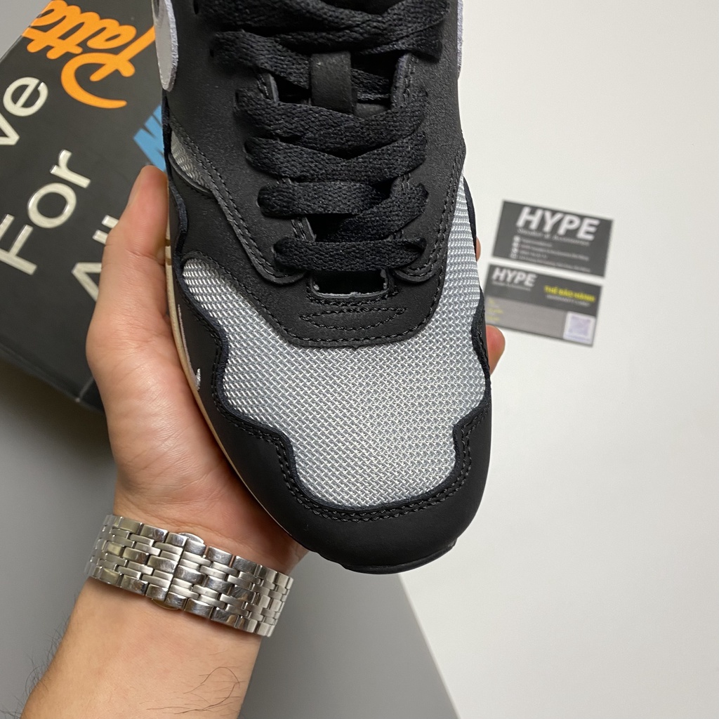 Giày Air Max 1 Patta Black  - Hype Sneaker | Phiên bản high Quality