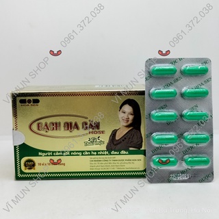 Bạch Địa Căn Hose - Giảm triệu chứng cảm sốt ở bà bầu