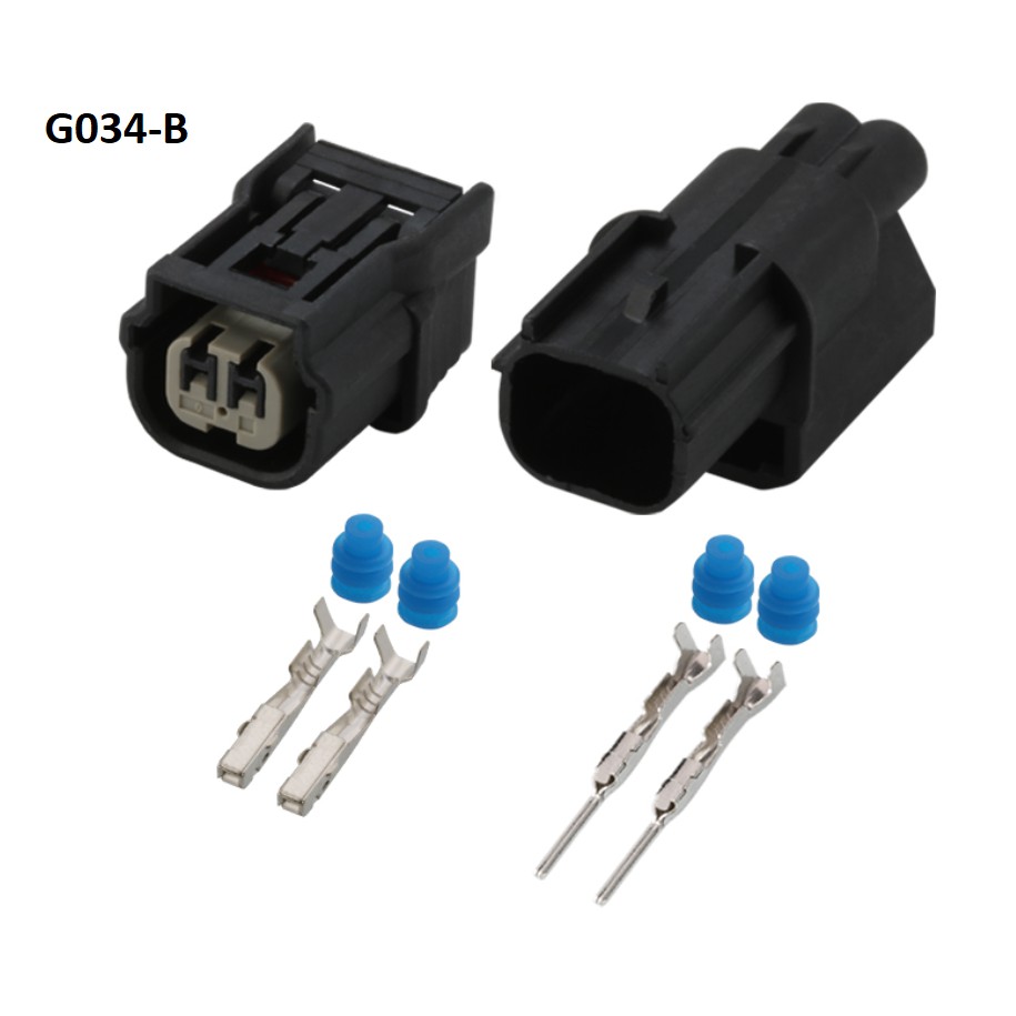 G034-Giắc cắm cảm biến áp suất khí nạp , giắc cắm tín hiệu rẽ 2 lỗ