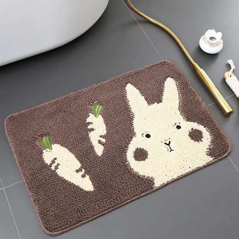THẢM CHÙI CHÂN HÌNH THÚ DỄ THƯƠNG CHỐNG TRƯỢTGIADUNGTONGKHO1Thảm chùi chân lau châm siêu thấm sợi lông len bông êm mềm