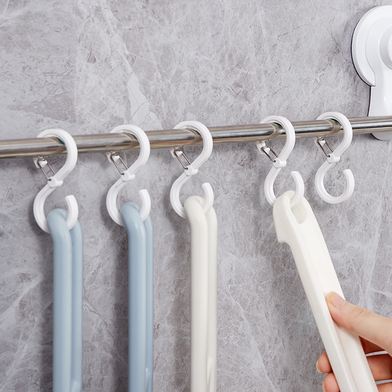 Móc Nhựa Đa Năng Hình Chữ S Dùng Treo Quần Áo/Áo Khoác/Túi Xách