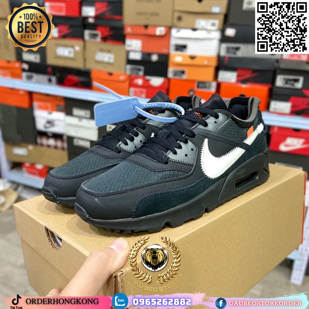 AA7293-001 Nhận Order Hỗ Trợ Free Ship Giày Best Quality Sneaker ***Off-White x Nike Air Max 90