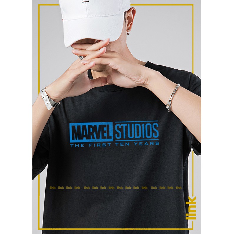 Áo thun MARVEL STUDIO đủ màu cực chất tay lỡ unisex ( Đen, Trắng )