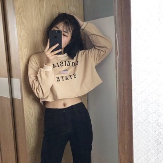 Áo Crop tay dài