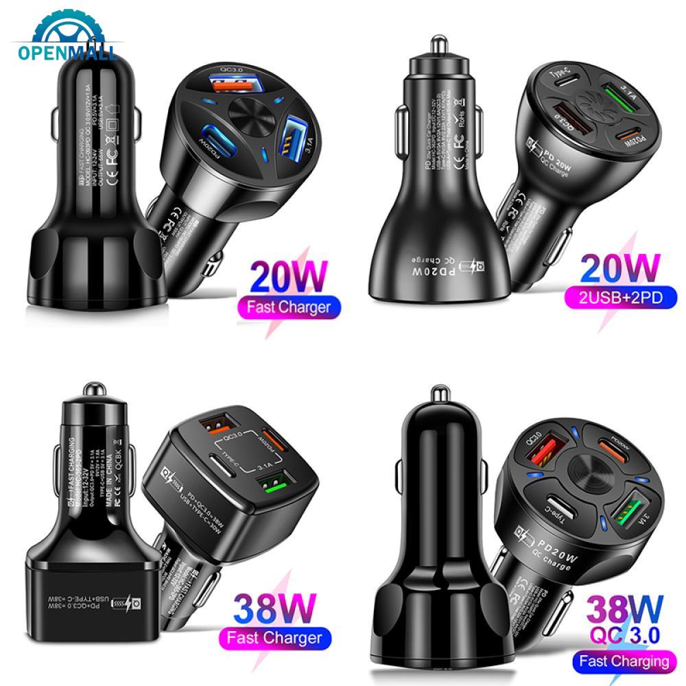 Cốc Sạc Nhanh QC3.0 USB + Type-C I7R1 Cho Xe Hơi