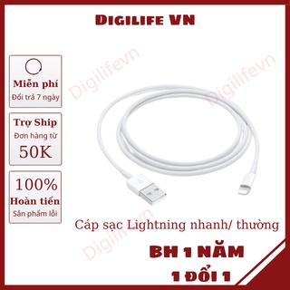 Dây cáp sạc lighting 2a dài 1m cho iphone ip6/6s/6splus/7/7plus/8/8pus/x/xr/xs/xsmax