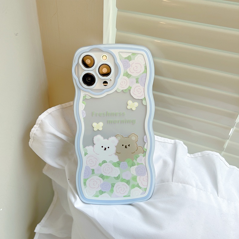 Ốp lưng iphonePhù Hợp Ốp Điện Thoại  Silicon Tpu In Hình Hoa Cho iPhone 13Pro 12Promax 11Dinuo case