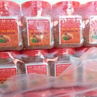 (Một lốc 10 hộp)Muối tôm Tây ninh hạt nhỏ