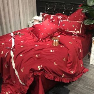 Trọn bộ chăn ga gối lụa 6 món