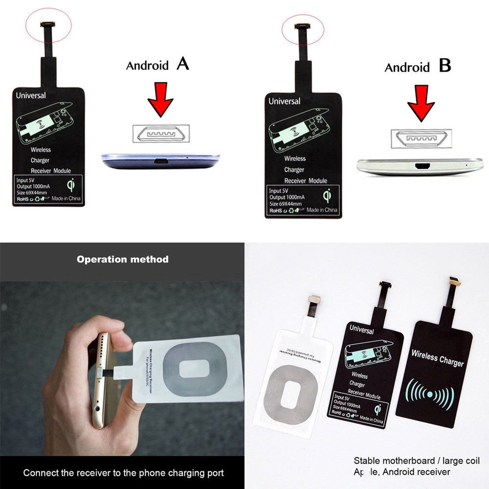 Miếng dán sạc không dây Qi