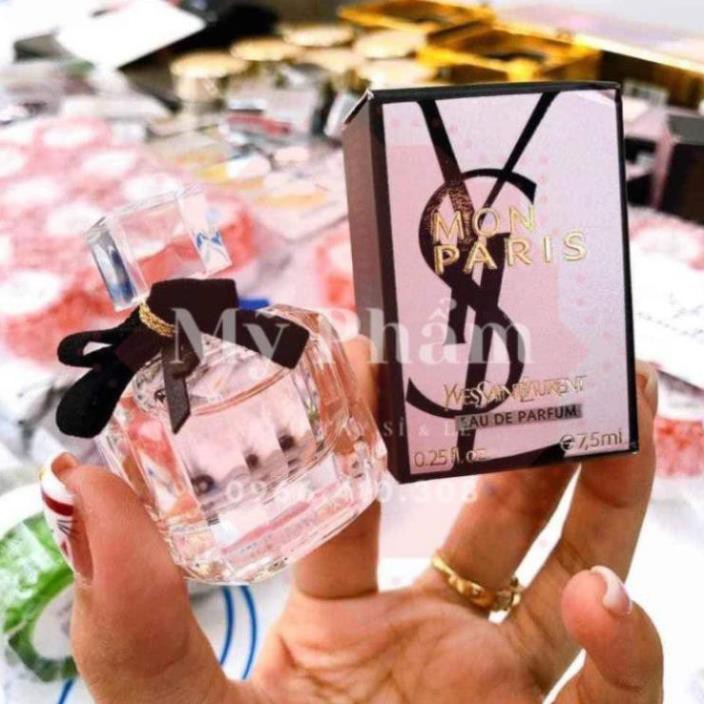 [CHUẨN AUT] Nước Hoa Mon Paris Yves Saint Laurent 7.5ml - chinh hang . `