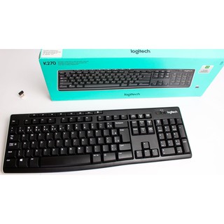 Bàn phím không dây k270 logitech - kết nối cổng usb tiện lợi