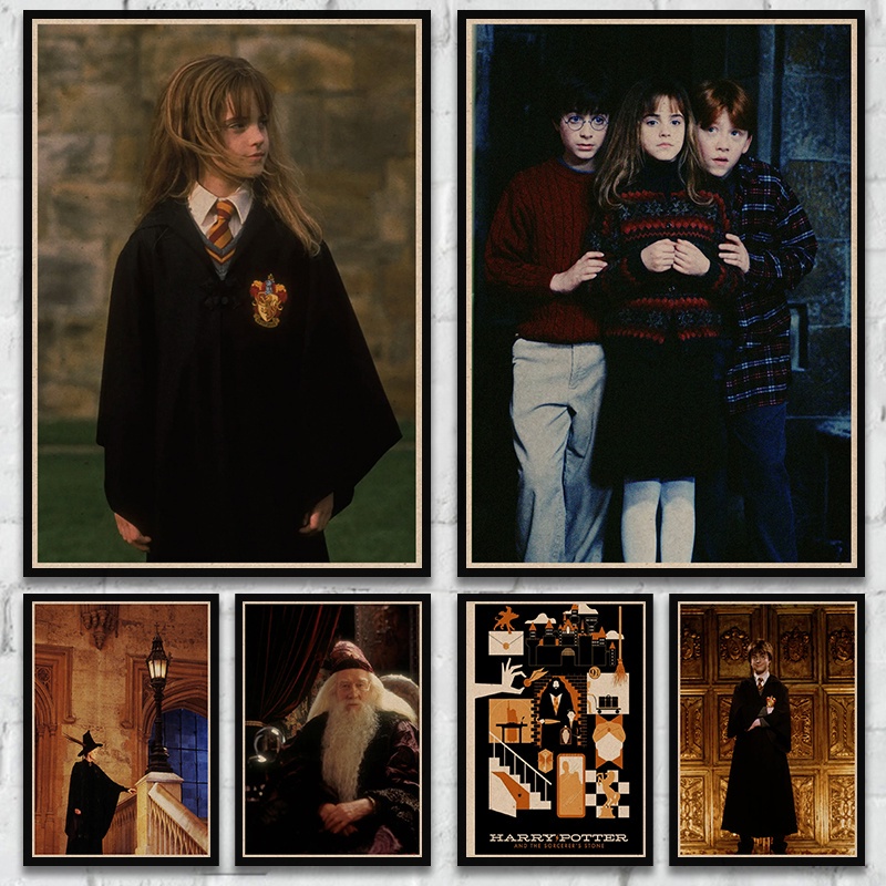 Giấy Dán Tường Phong Cách Harry Potter Và the Sorcerer 'S Stone Cổ Điển Trang Trí Quán Bar / Phòng Khách MS: 319