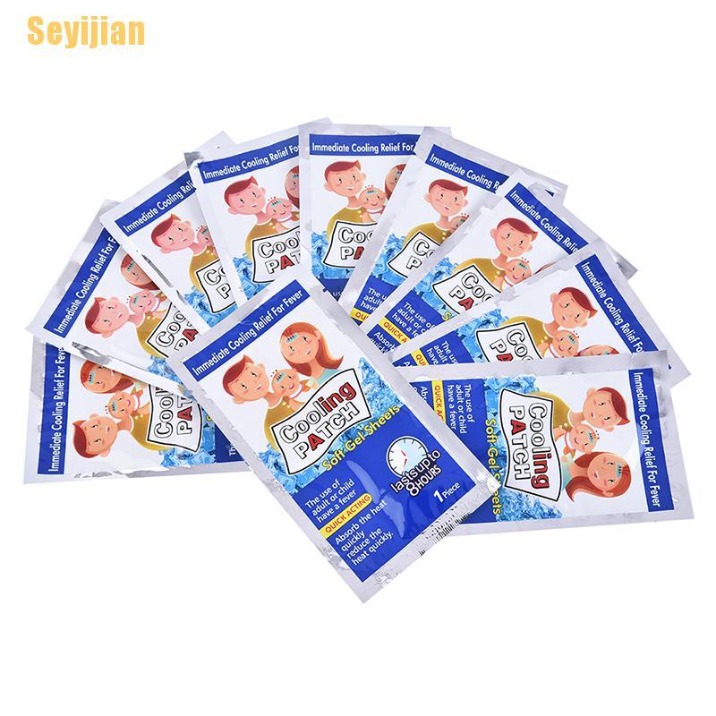 [Hàng mới về] Túi 10 miếng dán làm mát hỗ trợ giảm đau dành cho trẻ em