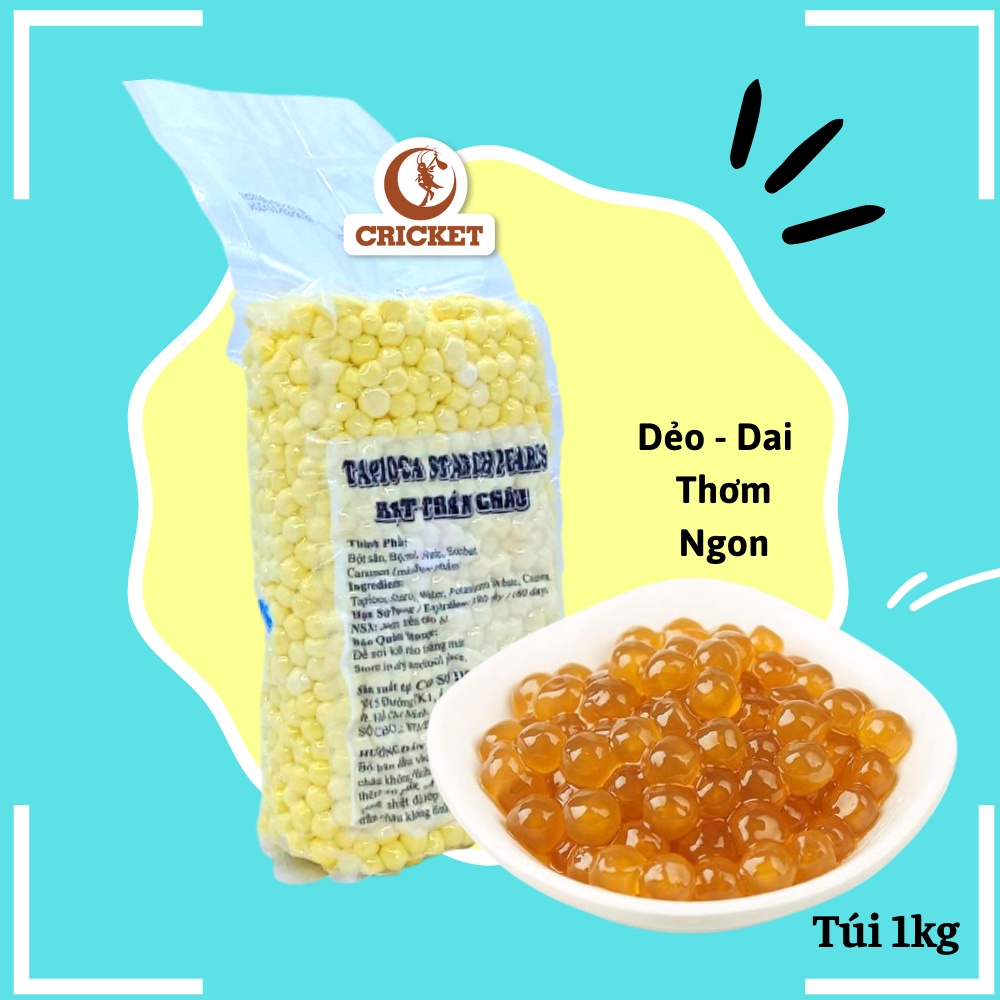 Trân châu Hoàng Kim  Hoàn Anh  trắng, đen caramel làm trà sữa trân châu ngon hơn Gia Uy,Trường Lạc